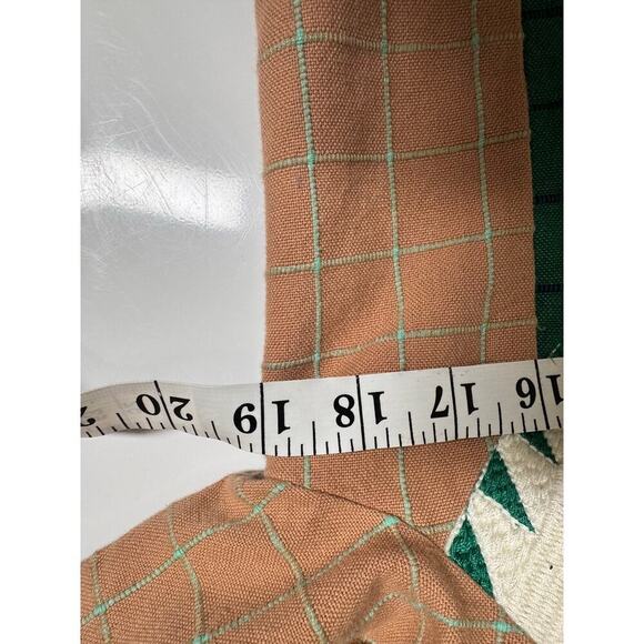 Sezane Paris Kelly Green and Brown Plaid Tunic Jacket Overcoat Size 34 (US 2) - Picture 6 of 11